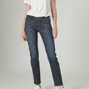 Lucky Brand Sweet Straight Women's Jeans Size 16 33 length Regular Cobalt Blue